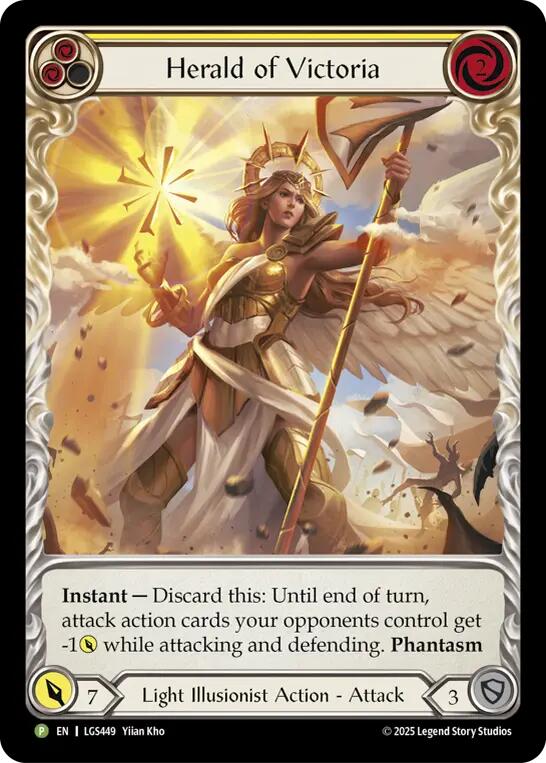 Herald of Victoria - LGS449 LGS449/1230 (PR) — Flesh and Blood: Promo Cards