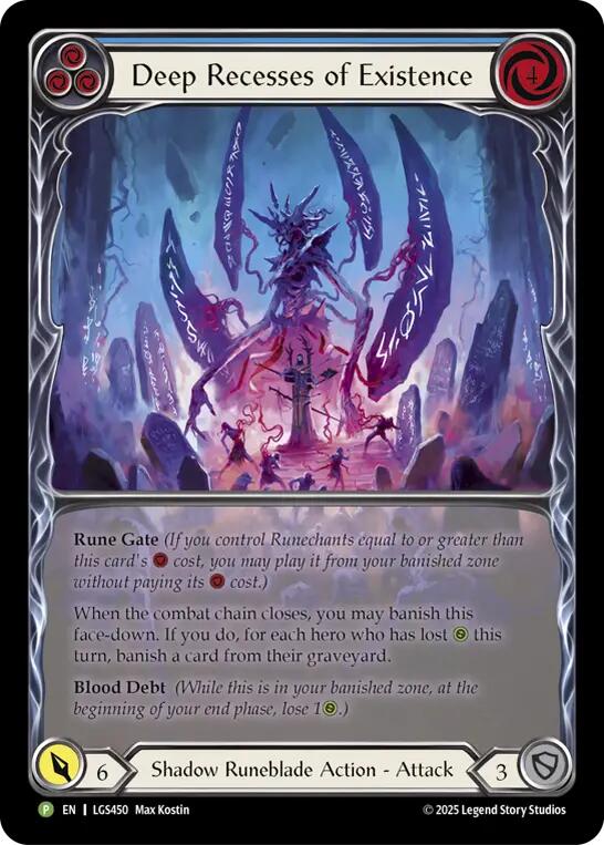 Deep Recesses Of Existence - LGS450 LGS450/1230 (PR) — Flesh and Blood: Promo Cards