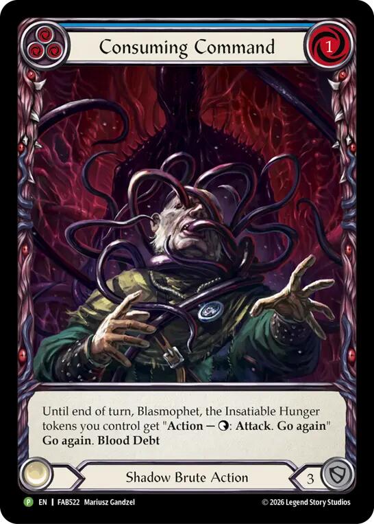 Consuming Command - FAB522 FAB522/1230 (PR) — Flesh and Blood: Promo Cards