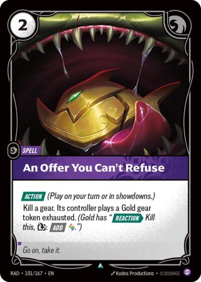An Offer You Can't Refuse Radiance card price