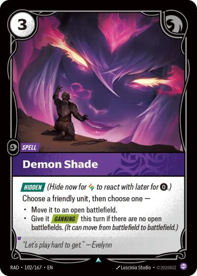 Demon Shade Radiance card price