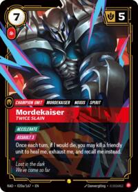 Radiance Mordekaiser, Twice Slain (Alternate Art) #020a/167