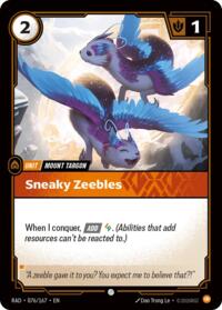 Sneaky Zeebles, $2.99