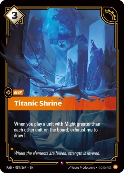 Titanic Shrine Radiance card price