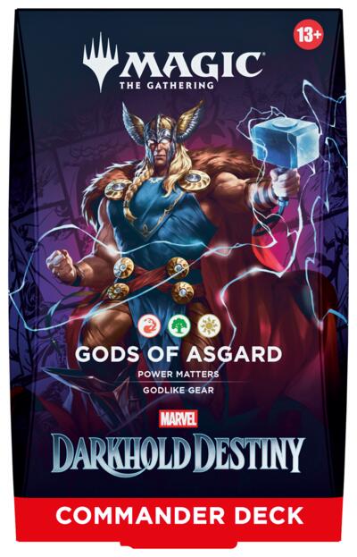 Marvel: Darkhold Destiny Commander Deck - Gods of Asgard Magic: The Gathering sealed product