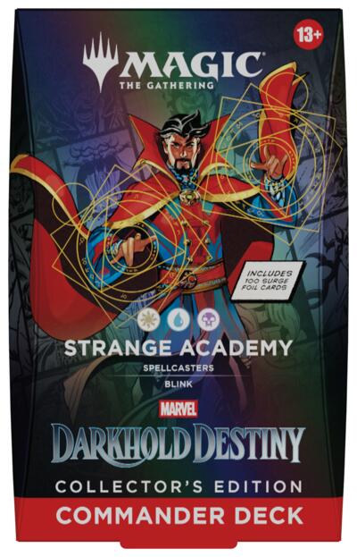 Marvel: Darkhold Destiny Commander Deck - Strange Academy (Collector's Edition) Magic: The Gathering sealed product