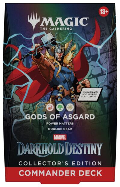 Marvel: Darkhold Destiny Commander Deck - Gods of Asgard (Collector's Edition) Magic: The Gathering sealed product