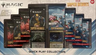 Marvel Super Heroes - Quick Play Collection Box Magic: The Gathering sealed product