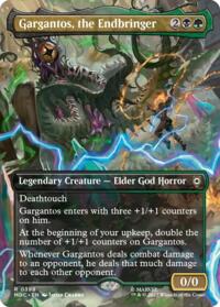 Commander: Marvel: Darkhold Destiny Gargantos, the Endbringer (Borderless) #399