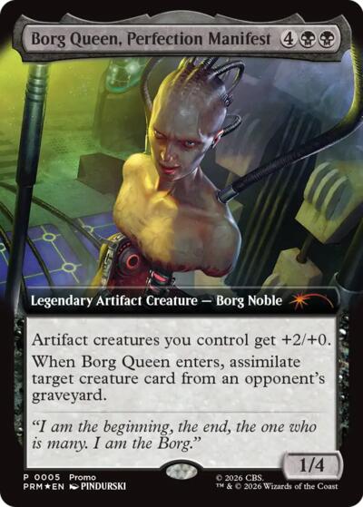 Borg Queen Perfection Manifest Extended Art