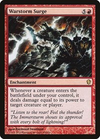 Warstorm Surge - Commander 2013 - Magic: The Gathering card