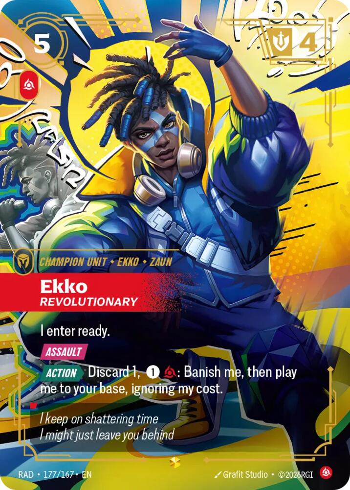 Ekko, Revolutionary (Overnumbered) 177/167 from Radiance