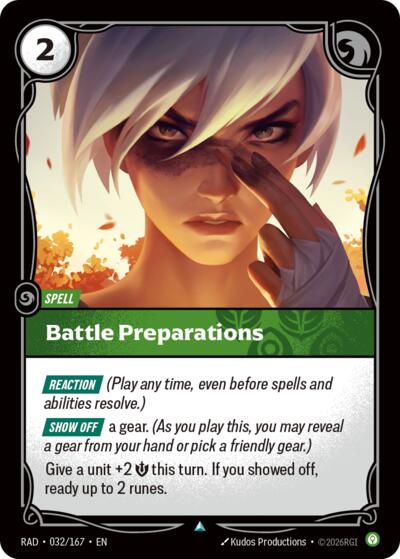 Battle Preparations Radiance card price