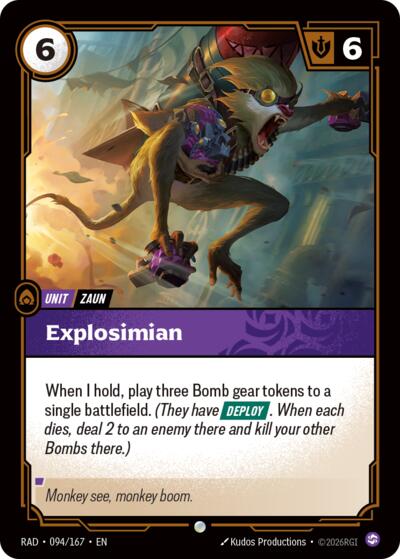 Explosimian Radiance card price