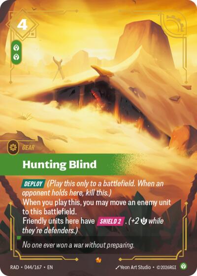Hunting Blind Radiance card price