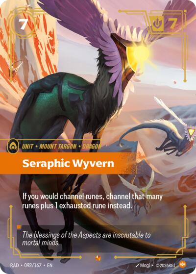 Seraphic Wyvern Radiance card price