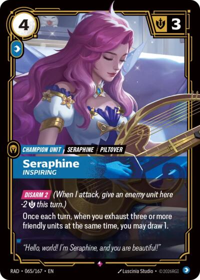 Seraphine, Inspiring Radiance card price