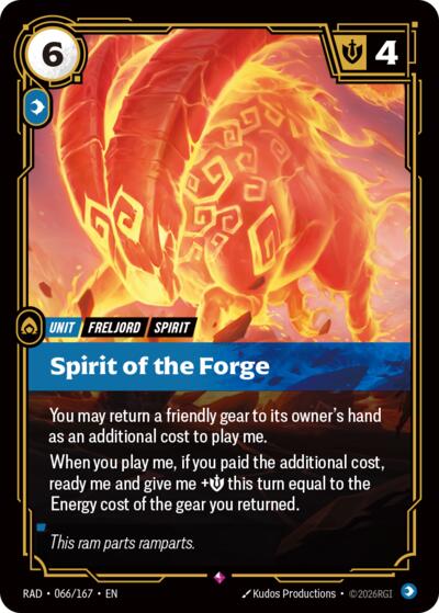 Spirit of the Forge Radiance card price