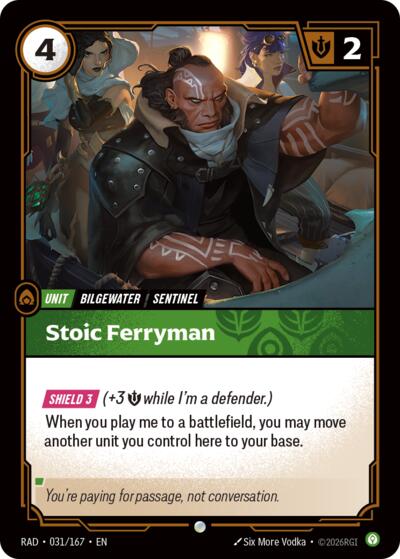 Stoic Ferryman Radiance card price