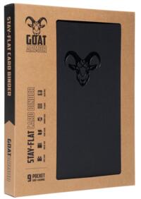 Goat Armor 9-Pocket Stay Flat Binder - Black · Goat Armor Storage Albums