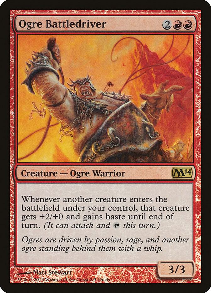 mtg ogre cards Villainous Ogre [Champions of Kamigawa]