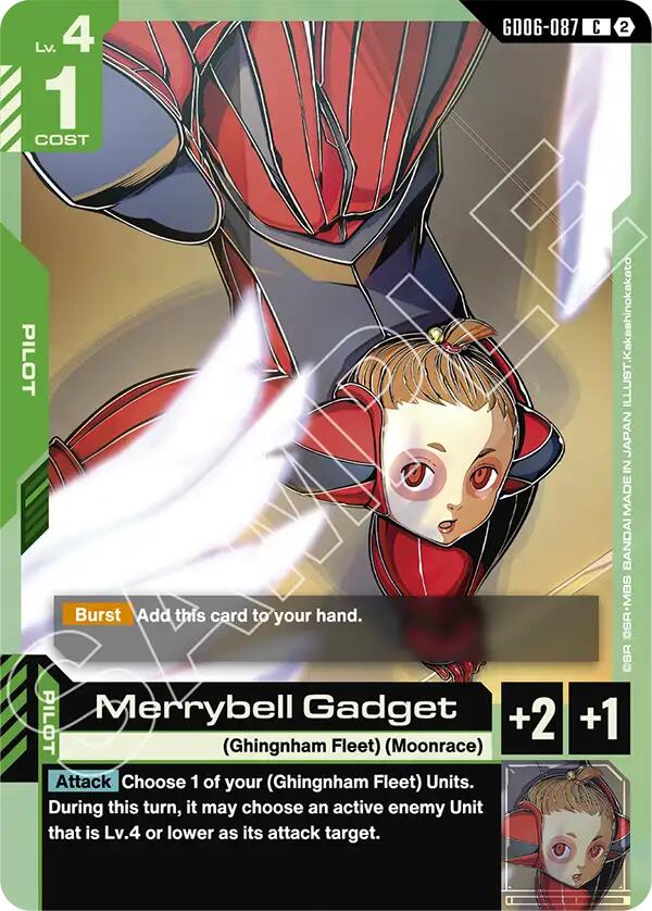 Merrybell Gadget (Stardust Trails) — Gundam Card Game card
