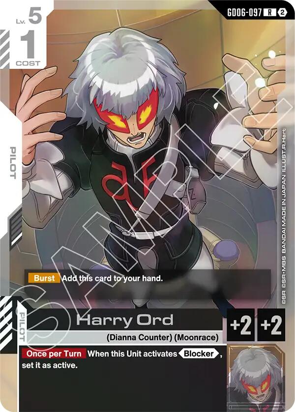 Harry Ord (Stardust Trails) — Gundam Card Game card