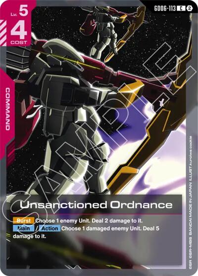 Unsanctioned Ordnance