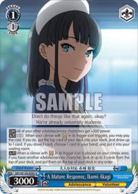 A Mature Response, Ikumi Akagi