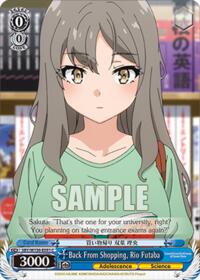Back From Shopping, Rio Futaba