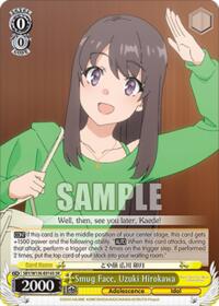 Rascal Does Not Dream of Santa Claus Smug Face, Uzuki Hirokawa (SR) #SBY/W136-E016S