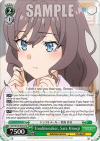 Rascal Does Not Dream of Santa Claus Troublemaker, Sara Himeji (SR) #SBY/W136-E041S