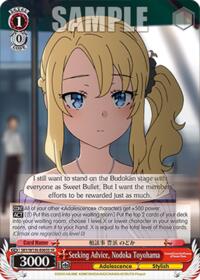 Rascal Does Not Dream of Santa Claus Seeking Advice, Nodoka Toyohama (SR) #SBY/W136-E065S
