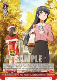 Rascal Does Not Dream of Santa Claus What Was Given, Puberty Syndrome (SR) #SBY/W136-E069S