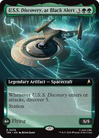 U.S.S. Discovery, at Black Alert (Extended Art)