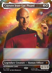 Captain Jean-Luc Picard (Borderless) (Signed)