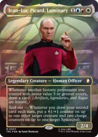 Jean-Luc Picard, Luminary (Borderless) (Surge Foil)