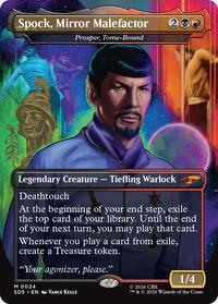 Spock, Mirror Malefactor - Prosper, Tome-Bound (Borderless)
