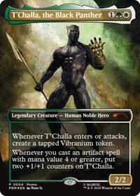 T'Challa, the Black Panther (Borderless)