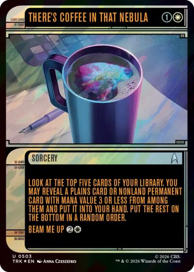 There's Coffee in that Nebula (Showcase) (Surge Foil)