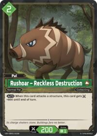 Rushoar - Reckless Destruction (SR) (2nd Edition)