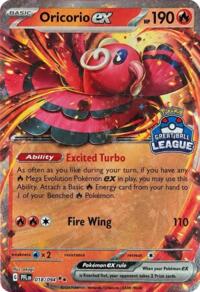 Southeast Asia Exclusives Oricorio ex - 018/094 (Great Ball League) #018/094