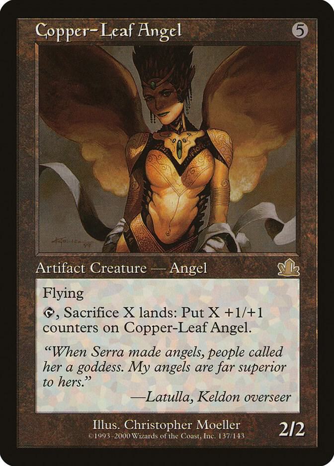 Copper-Leaf Angel - Prophecy - Magic: The Gathering - TCGplayer.com