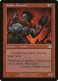 Keldon Arsonist - Prophecy - Magic: The Gathering card