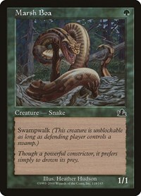 Marsh Boa - Prophecy - Magic: The Gathering card