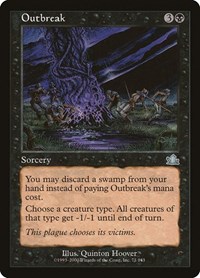 Outbreak - Prophecy - Magic: The Gathering card