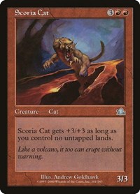 Scoria Cat - Prophecy - Magic: The Gathering card