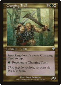 Charging Troll - Invasion - Magic: The Gathering card