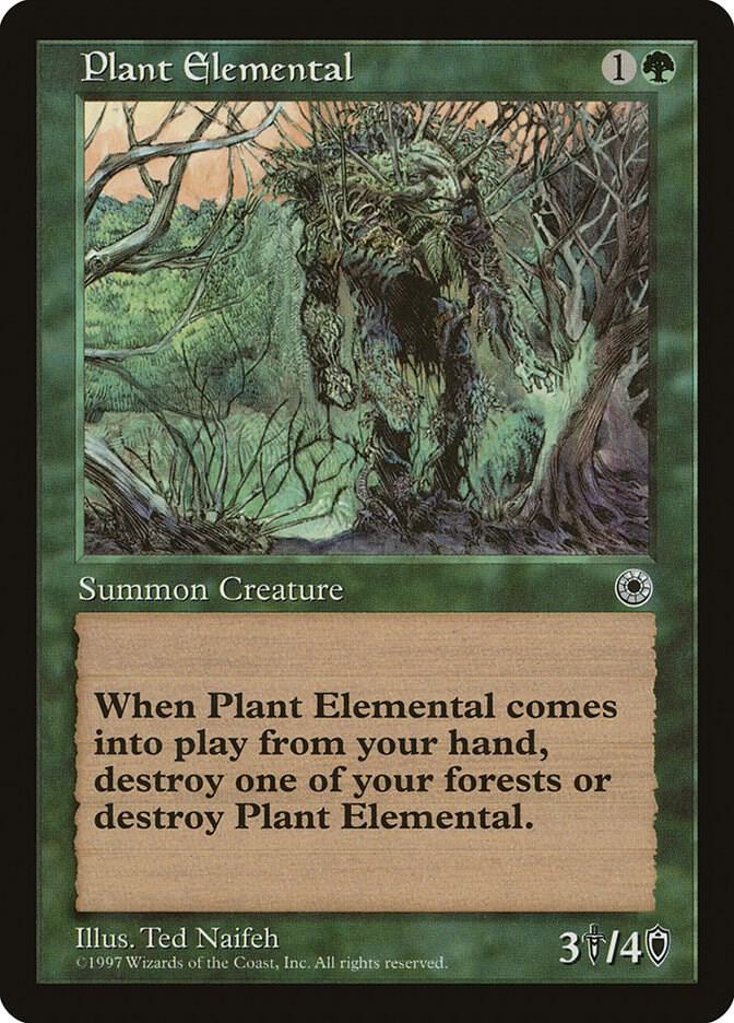Plant Elemental - Portal - Magic: The Gathering - TCGplayer.com