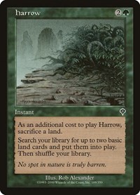 Harrow - Invasion - Magic: The Gathering card